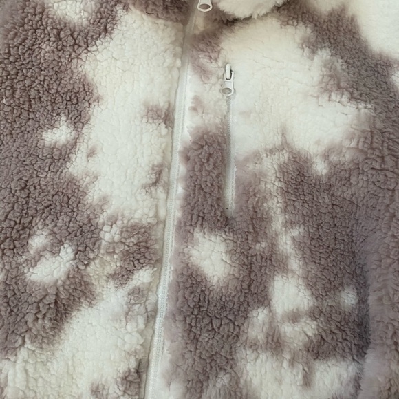 Betsey Johnson Tye Dye Fleece Zip Up - Picture 5 of 13